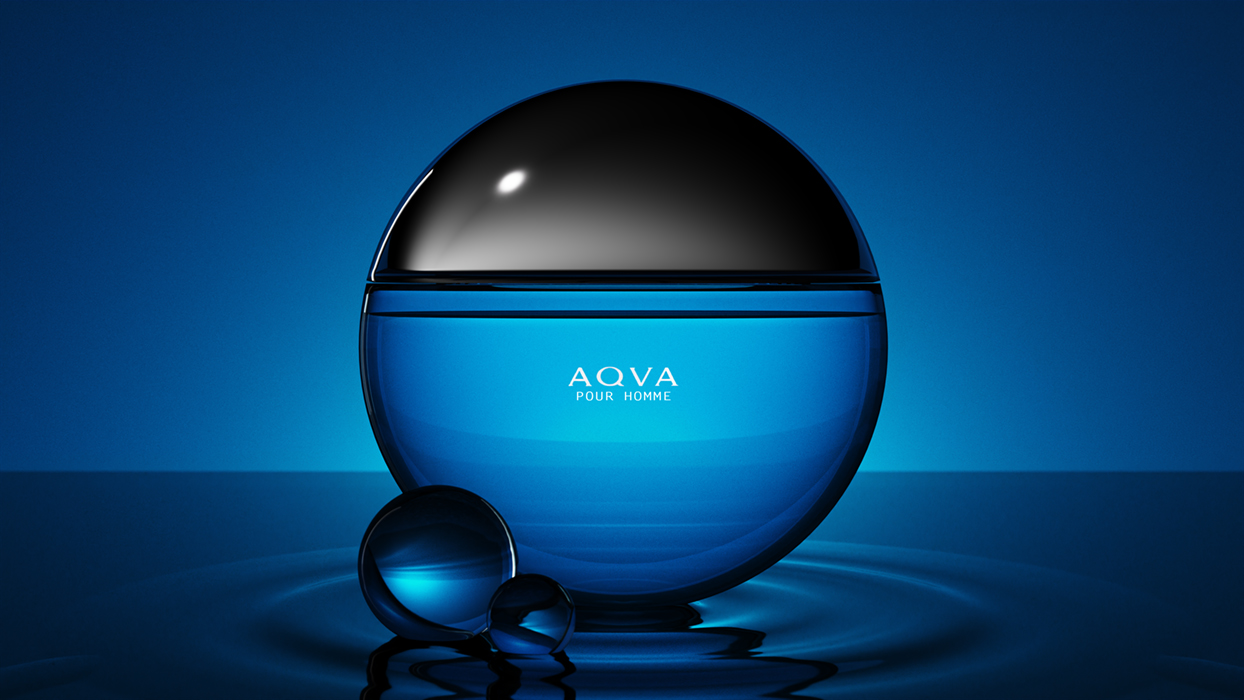 Aqva water for men advertisement photography