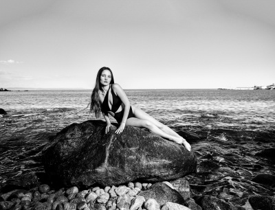Fashion Photography on the Rocky Black Sea Coast